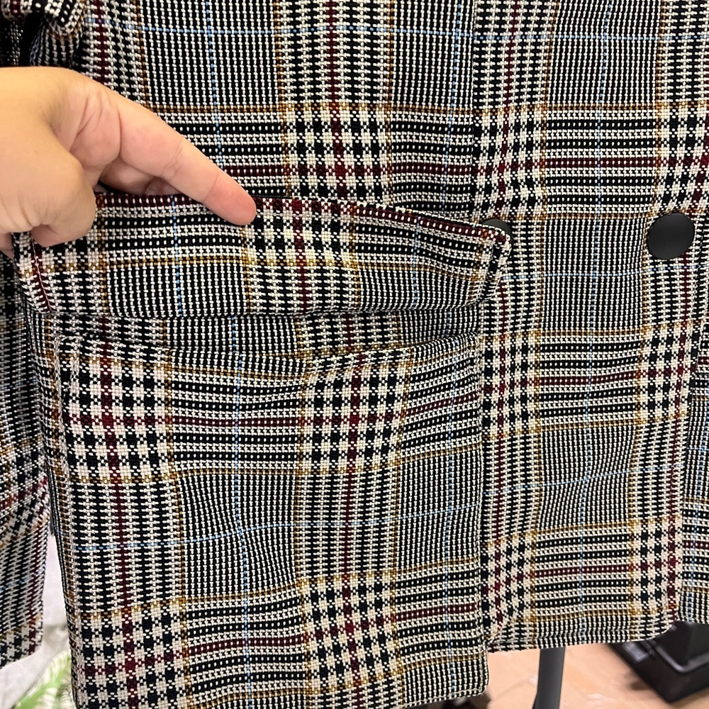 ba&sh Beth Plaid Jacket - Picture 8 of 15